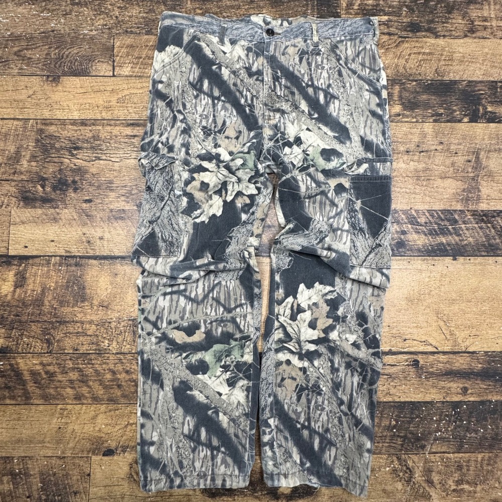 Commander Camo Cargo Pants Mens Size Large reg Outdoor Hunting‎ Fishing Workwear
